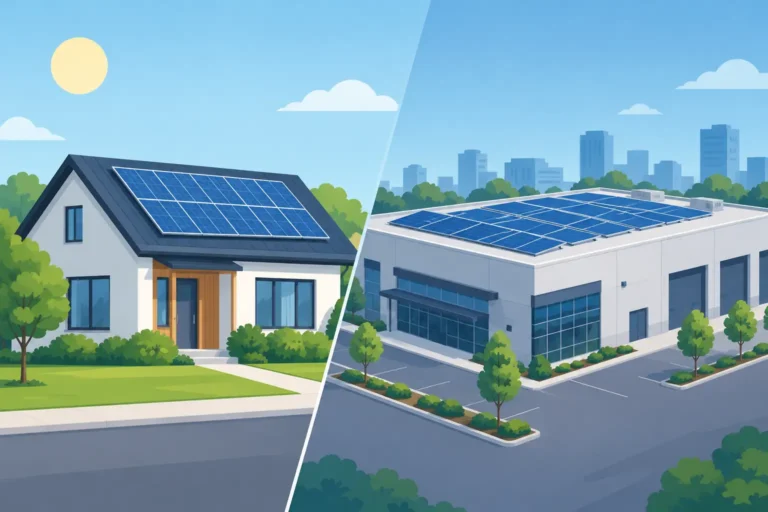 Residential Versus Commercial Solar Differences
