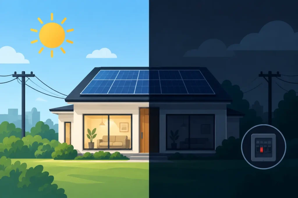 What Happens During Solar Blackout at Home?